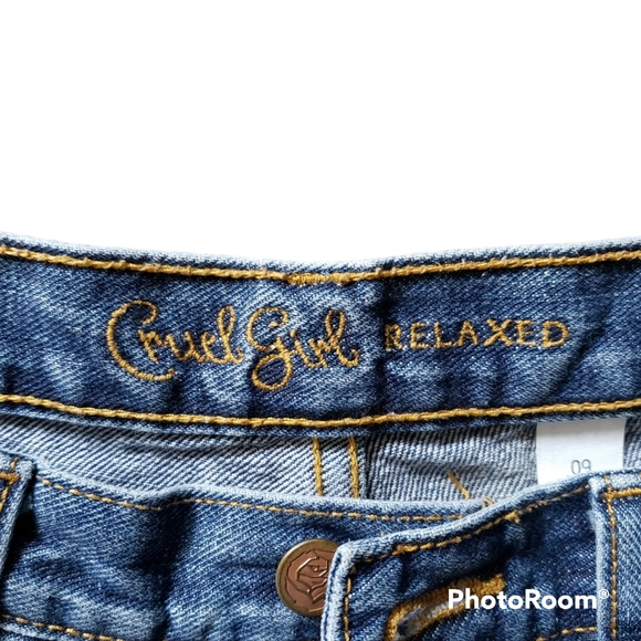 Cruel Girl Relaxed Fit 100% Cotton Denim Farm Cowgirl Rodeo Jeans Size 9 Regular - Picture 6 of 7